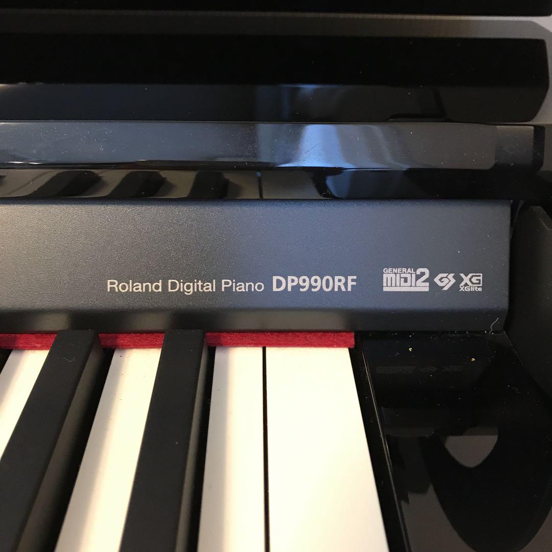 値段設定Roland DP990RF-PE 電子ピアノ ブラック 美品 高級感 艶あり 鍵盤楽器